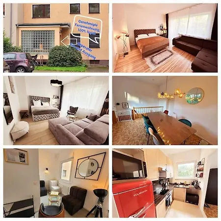 Апартаменты Duplex Ullstein- 4 Bedrooms, 2 Bathrooms, Living Room, 2 Parking Spaces, Boxspringbeds, Family & Business Apartment! Берлин